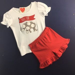 Girls Alabama Short Set
